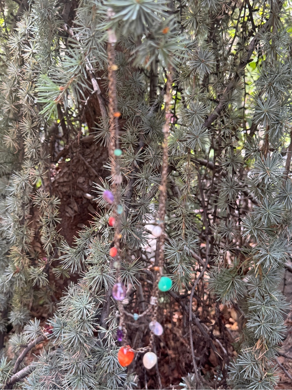Sundance Multicolor Gemstone Double-Layer Necklace - Picture 2 of 2